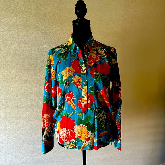 J. Crew, lightweight, multi colored, SZ 6, EUC - Picture 1 of 5